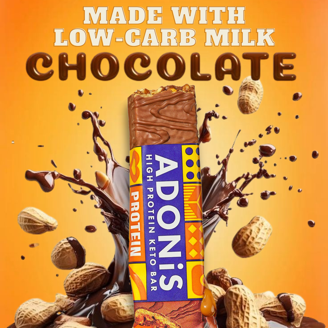 Caramel Peanut Keto High Protein Bars (16x45g)