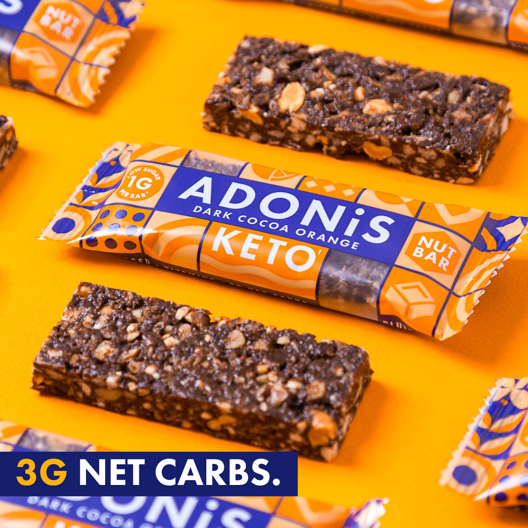 Barrette Keto Nut Arancia Cacao Scuro (16x35g)