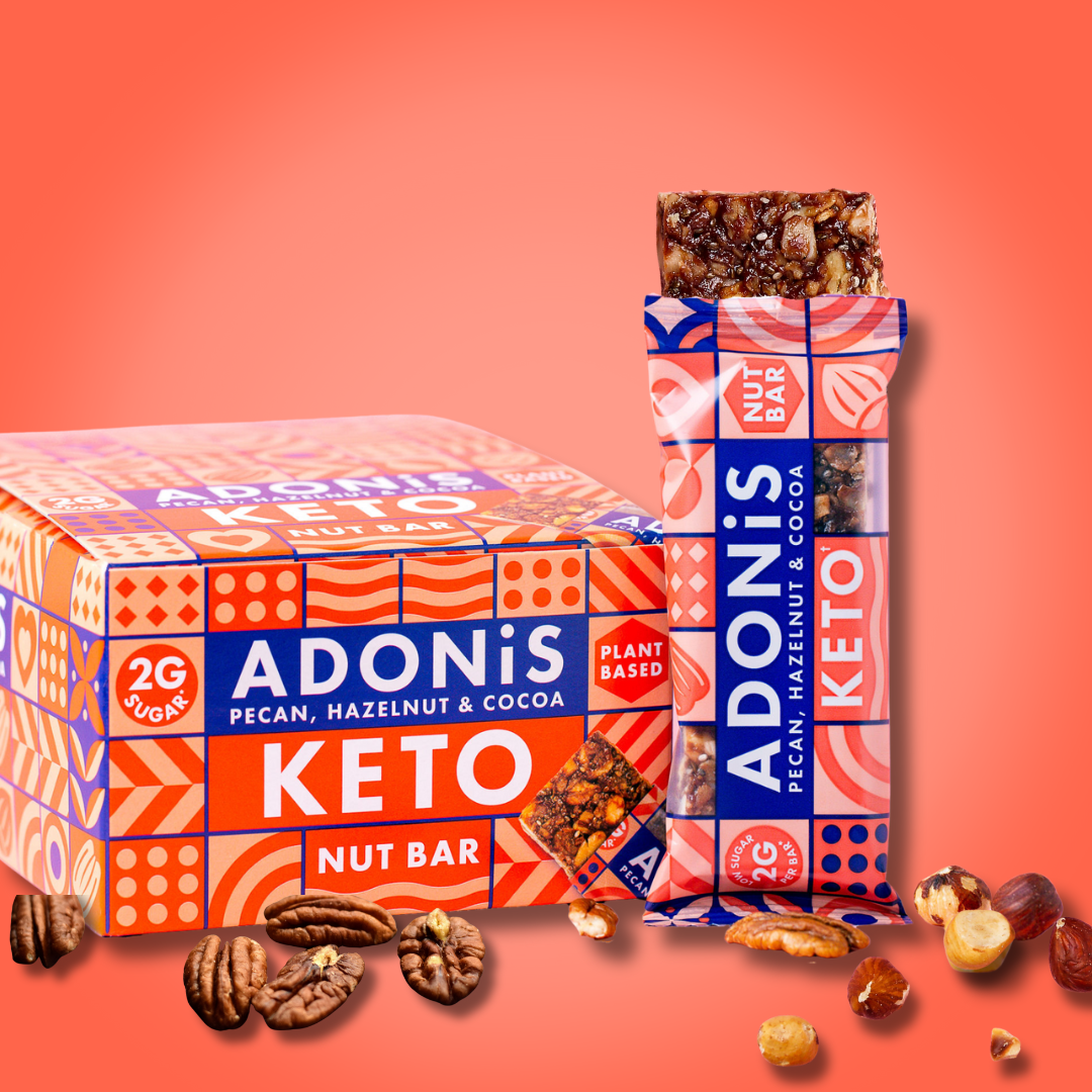 Adonis Barrette Keto Pecan, Nocciola e Cacao (16x35gr)