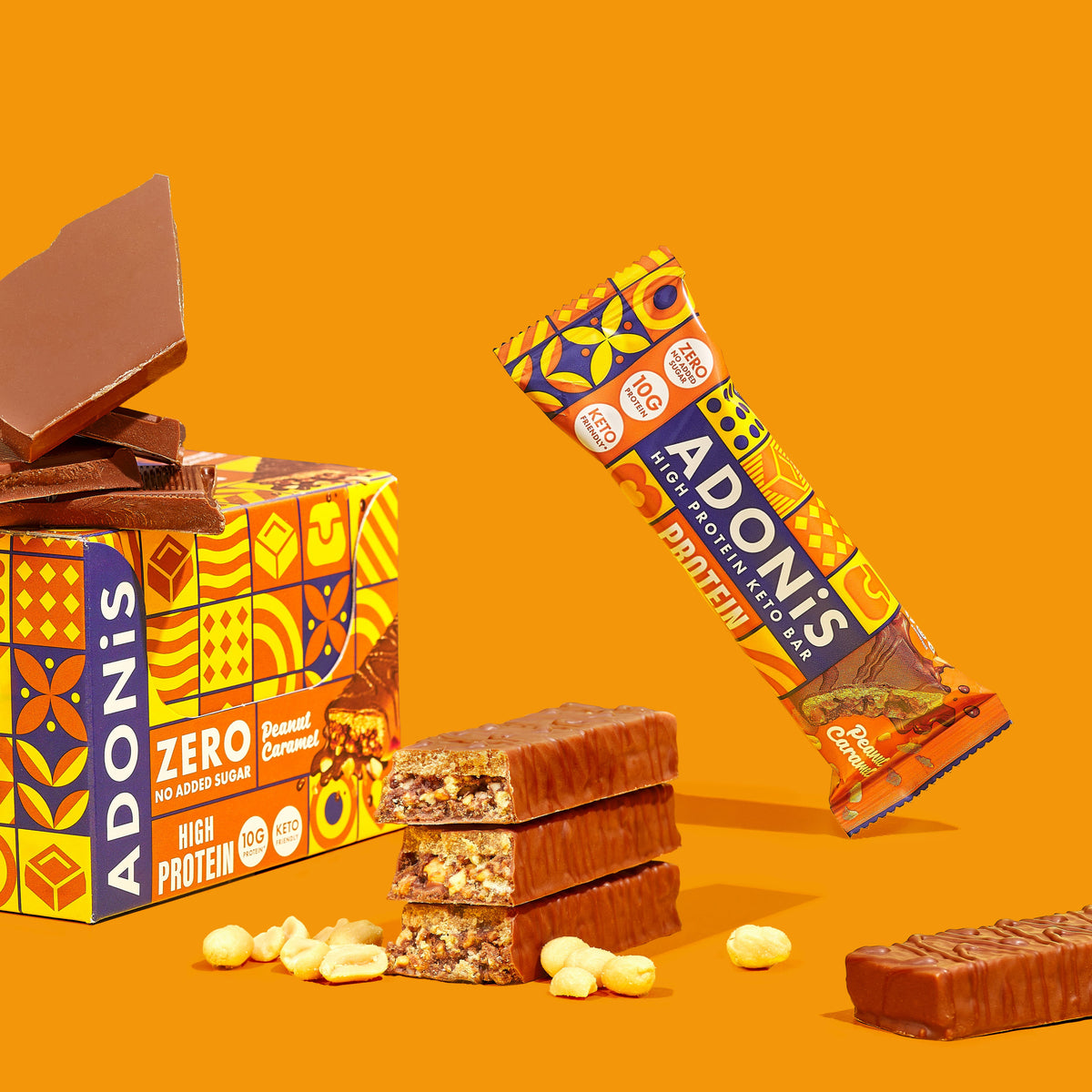 <tc>Barrette Double Choc Crisp Keto ad alto contenuto proteico (16x45g)</tc>